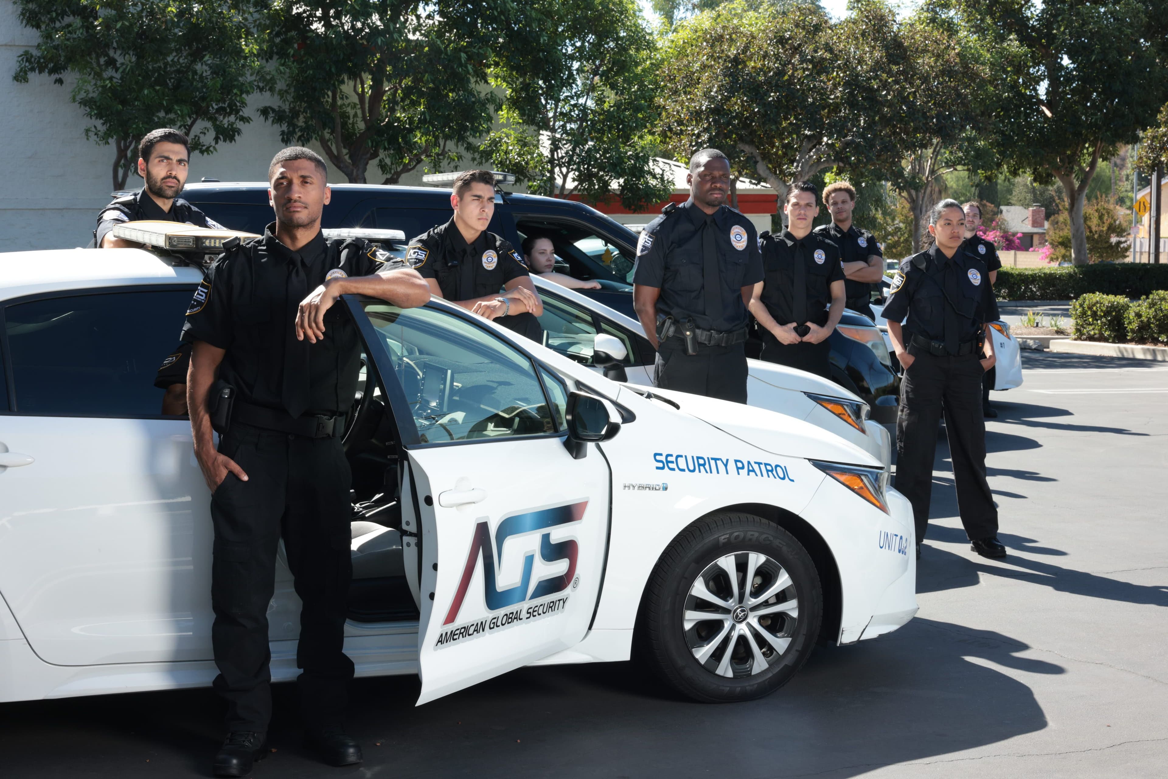 Team of American Global Security officers dedicated to safety, protection, and customer service